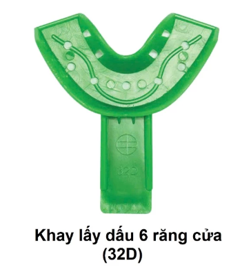 Cặp Khay Lấy Dấu 6 Răng Cửa